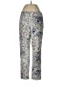 Lisette Paisley Silver Casual Pants Size 8 - photo 1
