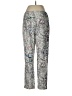 Lisette Paisley Silver Casual Pants Size 8 - photo 2