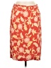 Ann Taylor 100% Rayon Print Red Casual Skirt Size 6 - photo 1