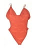 Forever 21 Contemporary Orange Bodysuit Size L - photo 2