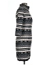 Rhapsody Print Gray Casual Dress Size L - photo 4
