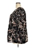 Evri 100% Polyester Black 3/4 Sleeve Blouse Size 2X - photo 5