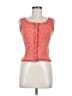 Shein Orange Pink Sleeveless Blouse Size 6 - photo 1