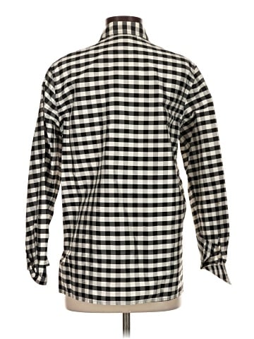 Clothes (real) Saks Fifth Avenue Long Sleeve Silk Top (view 2)