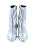 ABound Metallic Silver Ankle Boots Size 7 - photo 2