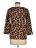 Tahari Animal Print Brown Pullover Sweater Size M - photo 2