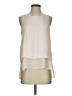 HD in Paris 100% Polyester Ivory Sleeveless Blouse Size 4 - photo 1