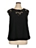 Truly Poppy Black Sleeveless Blouse Size XL (estimated) - photo 1