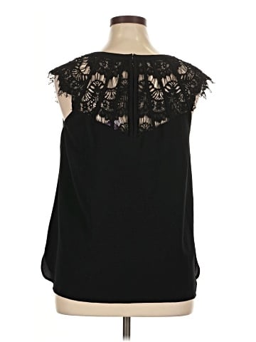 Truly Poppy Sleeveless Blouse (view 2)