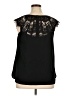 Truly Poppy Black Sleeveless Blouse Size XL (estimated) - photo 2