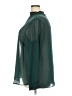 Torrid 100% Polyester Green Long Sleeve Blouse Size 2X Plus (2) - photo 5