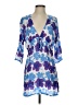 Blue Ginger Purple 3/4 Sleeve Blouse Size S - photo 1
