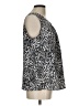 Christopher & Banks 100% Polyester Silver Sleeveless Blouse Size L - photo 4