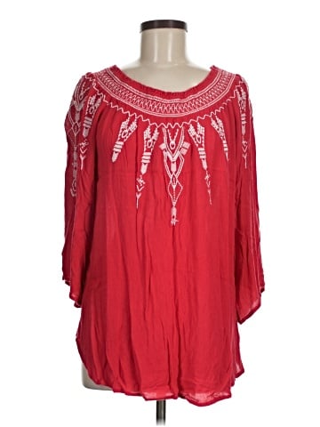 Terre Bleue 3/4 Sleeve Blouse (view 1)
