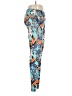 Lularoe Print Blue Leggings One size - photo 4