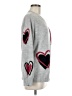 Torrid 100% Acrylic Hearts Gray Pullover Sweater Size Med Plus (00) - photo 4