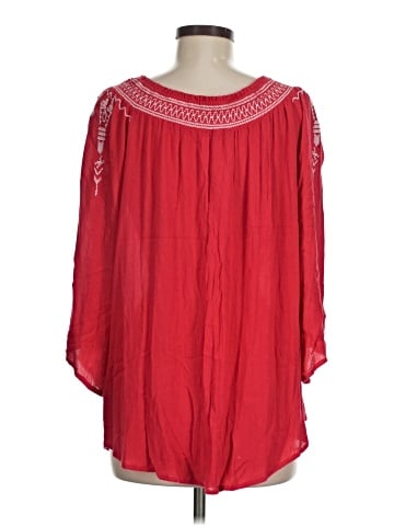 Terre Bleue 3/4 Sleeve Blouse (view 2)
