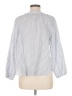 Drew Stripes Silver 3/4 Sleeve Blouse Size M - photo 2