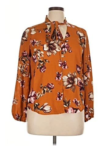 Blush Long Sleeve Blouse (view 1)