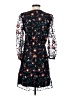 Sam Edelman 100% Nylon Print Black Cocktail Dress Size 2 - photo 2