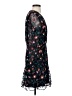 Sam Edelman 100% Nylon Print Black Cocktail Dress Size 2 - photo 4