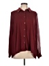 Belldini Burgundy Long Sleeve Blouse Size L - photo 1