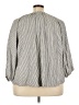 A New Day Stripes Gray 3/4 Sleeve Button-Down Shirt Size XXL - photo 2