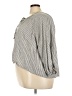 A New Day Stripes Gray 3/4 Sleeve Button-Down Shirt Size XXL - photo 5