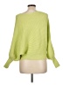 Pink Rose 100% Recycled Polyester Green Pullover Sweater Size L - photo 2