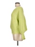 Pink Rose 100% Recycled Polyester Green Pullover Sweater Size L - photo 5