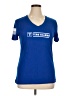 Adidas 100% Polyester Blue Short Sleeve T-Shirt Size XL - photo 1