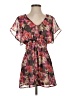 Unbranded 100% Polyester Floral Pink Casual Dress Size XS - photo 1