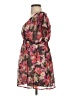 Unbranded 100% Polyester Floral Pink Casual Dress Size XS - photo 5