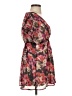 Unbranded 100% Polyester Floral Pink Casual Dress Size XS - photo 4