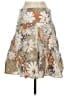 Mossimo Floral Tan Ivory Casual Skirt Size 2 - photo 2