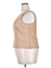 Sag Harbor 100% Polyester Tan Sleeveless Blouse Size 18 - photo 5