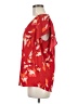 H By Halston Red Short Sleeve Blouse Size M - photo 5