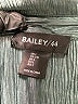 Bailey 44 100% Polyester Metallic Gray Long Sleeve Blouse Size L - photo 7