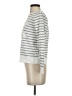 MICHAEL Michael Kors 100% Cotton Stripes Silver Pullover Sweater Size XS - photo 5