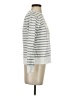 MICHAEL Michael Kors 100% Cotton Stripes Silver Pullover Sweater Size XS - photo 4