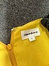 Superdown 100% Polyester Solid Yellow Romper Size L - photo 4