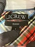 J.Crew 100% Cotton Plaid Ivory Long Sleeve Button-Down Shirt Size 4 - photo 7
