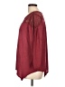 Cupio Burgundy Long Sleeve Blouse Size L - photo 5