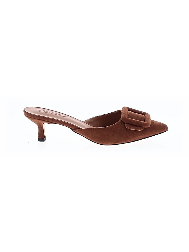 Pre-owned Assorted Brands Mule/clog In Brown