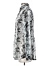 CAbi 100% Polyester Animal Print Silver Long Sleeve Blouse Size S - photo 5