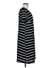 Apt. 9 100% Polyester Stripes Black Casual Dress Size M - photo 4