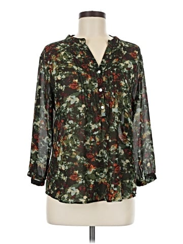 Willi Smith 3/4 Sleeve Blouse (view 1)