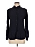 Casa Cabana 100% Rayon Black Long Sleeve Button-Down Shirt Size M - photo 1