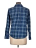 CW Classics 100% Cotton Plaid Blue Long Sleeve Button-Down Shirt Size L - photo 2