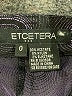 Etcetera Graphic Black Dress Pants Size 0 - photo 7